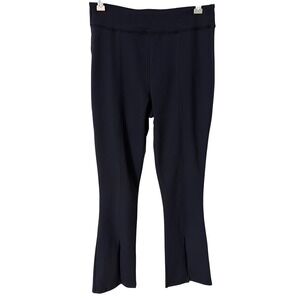 Hype & Vice Indiana University Hoosiers Black Flare Leg Slit Front Pants NWT